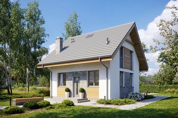  Projekt domu Sześcienny S1-2 (ZGD1000) - projekt domu parterowego - Zdjęcie 6