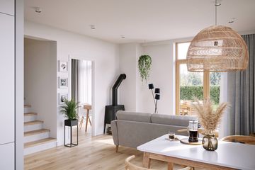  Projekt domu Sześcienny S1-5 (ZGD1003) - projekt domu parterowego z poddaszem - Zdjęcie 8