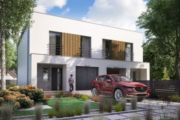  Projekt domu KA104 (PKT1111) - projekt domu z pełnym piętrem - Zdjęcie 1