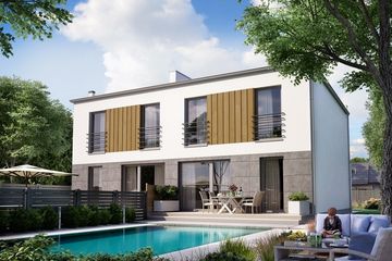  Projekt domu KA104 (PKT1111) - projekt domu z pełnym piętrem - Zdjęcie 2