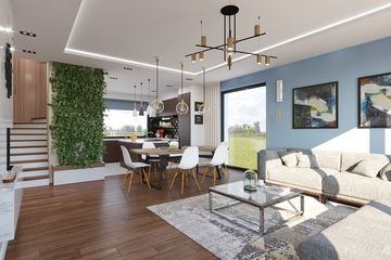  Projekt domu Domena 203 A2 (WRW1338) - projekt domu parterowego z poddaszem - Zdjęcie 7