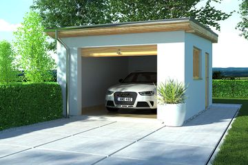  Projekt garażu APG 8 garaż (WRR1027) - projekt garażu parterowego - Zdjęcie 1