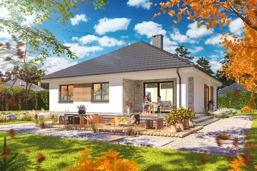  Projekt domu Tryton 5 (WOE1152) - projekt domu parterowego - Zdjęcie 3