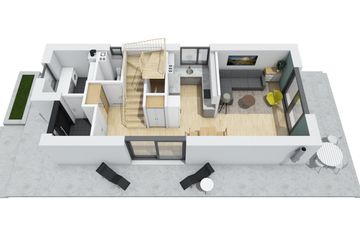  Projekt domu Moniczka II (wersja B) energo (WRC2763) - projekt domu parterowego z poddaszem - Zdjęcie 5