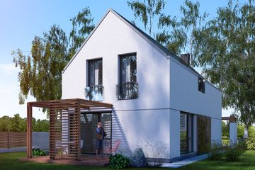  Projekt domu Amoenus I G1 (SLS1138) - projekt domu parterowego z poddaszem - Zdjęcie 2