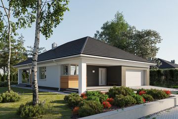  Projekt domu Kordian Alfa (1679) (KRD2821) - projekt domu parterowego - Zdjęcie 5