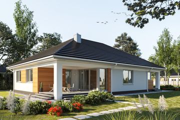  Projekt domu Kordian Alfa (1679) (KRD2821) - projekt domu parterowego - Zdjęcie 6