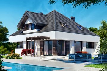  Projekt domu Opałek X (BSB1144) - projekt domu parterowego z poddaszem - Zdjęcie 4