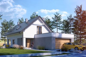  Projekt domu Reficio I G2 (SLS1150) - projekt domu parterowego z poddaszem - Zdjęcie 1