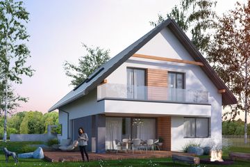  Projekt domu Vicinus I G1 (SLS1152) - projekt domu parterowego z poddaszem - Zdjęcie 2