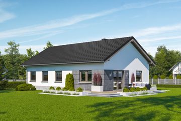  Projekt domu przy Przyjemnej 31 bis (KRK1644) - projekt domu parterowego - Zdjęcie 2