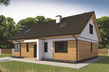  Projekt domu Panama (SKA1094) - projekt domu parterowego - Zdjęcie 3