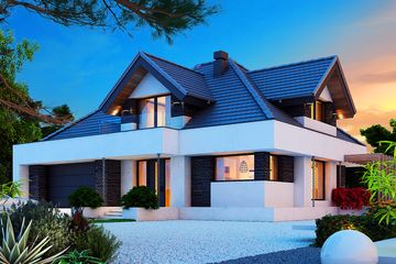  Projekt domu Alicja X 2G (BSB1145) - projekt domu parterowego z poddaszem - Zdjęcie 1