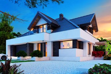  Projekt domu Alicja X 2G (BSB1145) - projekt domu parterowego z poddaszem - Zdjęcie 2