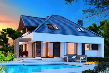  Projekt domu Alicja X 2G (BSB1145) - projekt domu parterowego z poddaszem - Zdjęcie 5