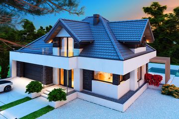  Projekt domu Alicja X 2G (BSB1145) - projekt domu parterowego z poddaszem - Zdjęcie 6