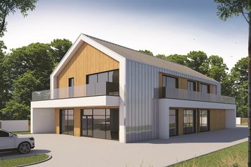  Projekt budynku usługowego Budynek usługowy BMU-430 wariant 4 (SKA1108) - projekt budynku z pełnym piętrem - Zdjęcie 1