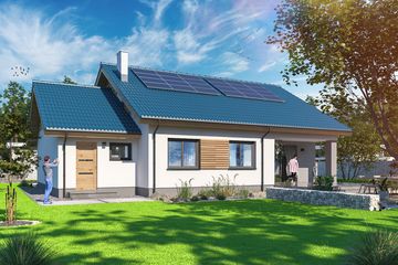  Projekt domu Tanis 2 (WOE1095) - projekt domu parterowego - Zdjęcie 4