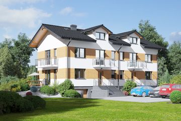  Projekt domu Gilowo 29 ab (KRP2337) - projekt domu parterowego z poddaszem - Zdjęcie 1