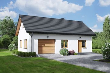  Projekt budynku gospodarczego bg-53 (KRP2338) - projekt budynku parterowego - Zdjęcie 1