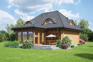  Projekt domu Chmielniki małe 16 dw (KRP2359) - projekt domu parterowego z poddaszem - Zdjęcie 2