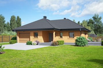  Projekt domu Albertowo 1g dws (KRP2362) - projekt domu parterowego - Zdjęcie 1