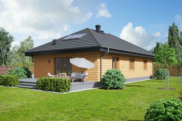  Projekt domu Albertowo 1g dws (KRP2362) - projekt domu parterowego - Zdjęcie 2