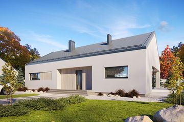  Projekt domu Semi (BSE1168) - projekt domu parterowego - Zdjęcie 1