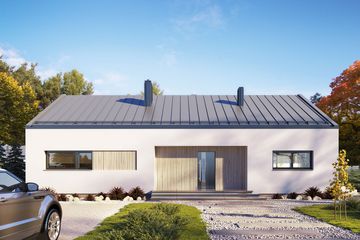  Projekt domu Semi (BSE1168) - projekt domu parterowego - Zdjęcie 3