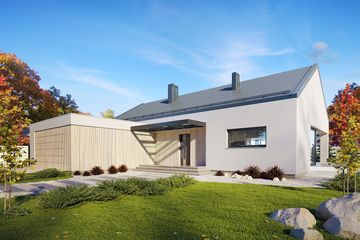  Projekt domu Semi 2 (BSE1169) - projekt domu parterowego - Zdjęcie 1