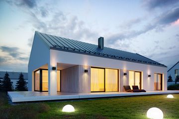  Projekt domu Semi 2 (BSE1169) - projekt domu parterowego - Zdjęcie 2