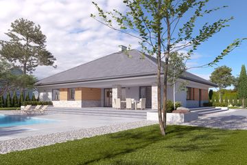  Projekt domu Decyma 14 (BSA2264) - projekt domu parterowego - Zdjęcie 5