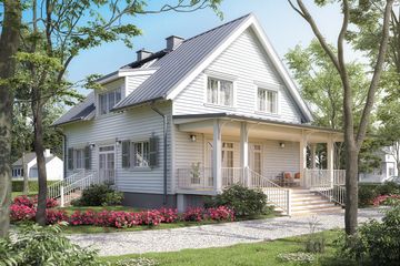  Projekt domu Jagodowy dr-S (BSA2266) - projekt domu parterowego z poddaszem - Zdjęcie 2