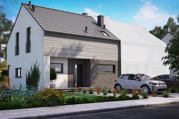  Projekt domu KA113 S (PKT1126) - projekt domu parterowego z poddaszem - Zdjęcie 1