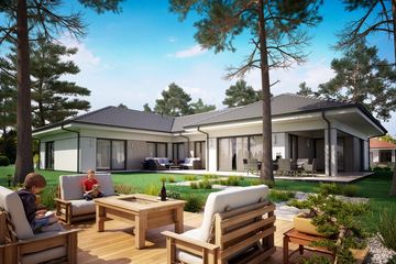  Projekt domu KA122 (PKT1130) - projekt domu parterowego - Zdjęcie 2