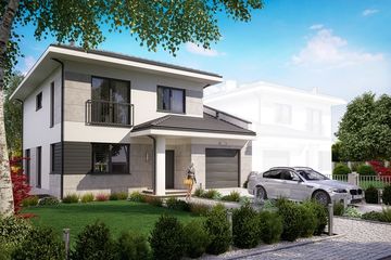  Projekt domu KA60 P S (PKT1135) - projekt domu z pełnym piętrem - Zdjęcie 1