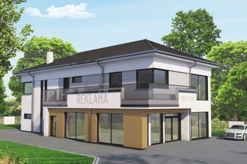  Projekt budynku usługowego Primavera 1 (SKA1110) - projekt budynku z pełnym piętrem - Zdjęcie 1