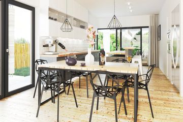  Projekt domu Galena III z garażem 2-st. [A] (WRF2053) - projekt domu parterowego - Zdjęcie 4