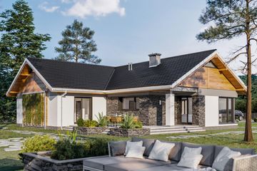  Projekt domu Lukas (1446) (KRD2577) - projekt domu parterowego - Zdjęcie 3