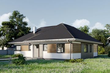  Projekt domu Kalina (1734) (KRD1101) - projekt domu parterowego - Zdjęcie 4