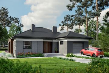  Projekt domu Eco 35 (WOZ1041) - projekt domu parterowego - Zdjęcie 2