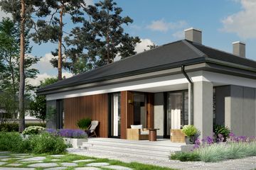  Projekt domu Eco 35 (WOZ1041) - projekt domu parterowego - Zdjęcie 3