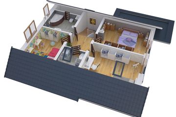  Projekt domu BW-55 (JGC1193) - projekt domu parterowego z poddaszem - Zdjęcie 4