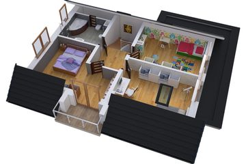  Projekt domu BW-55 wariant 2 (JGC1194) - projekt domu parterowego z poddaszem - Zdjęcie 4