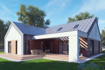  Projekt domu uA65v3 (WCB1190) - projekt domu parterowego - Zdjęcie 2