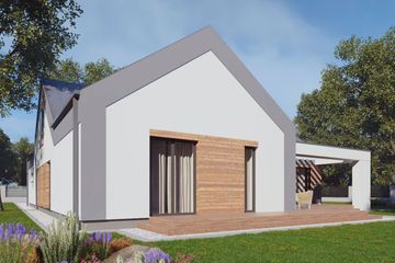  Projekt domu uA65v3 (WCB1190) - projekt domu parterowego - Zdjęcie 3