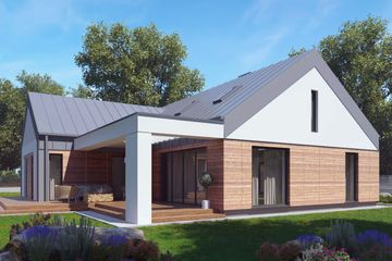  Projekt domu uA65v3 (WCB1190) - projekt domu parterowego - Zdjęcie 4