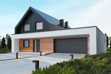  Projekt domu uA66v1 (WCB1191) - projekt domu parterowego z poddaszem - Zdjęcie 3