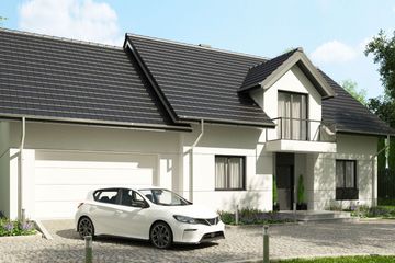  Projekt domu uA119v1 (WCB1194) - projekt domu parterowego z poddaszem - Zdjęcie 3