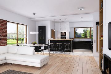  Projekt domu E-144 (WAX1049) - projekt domu parterowego - Zdjęcie 5